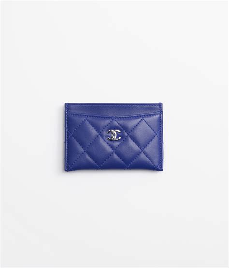 chanel card holder blue|chanel card holder hk price.